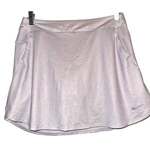 Nike Dri-Fit Skort Women's XL - Purple Speckle Print Athletic‎ Tennis Golf